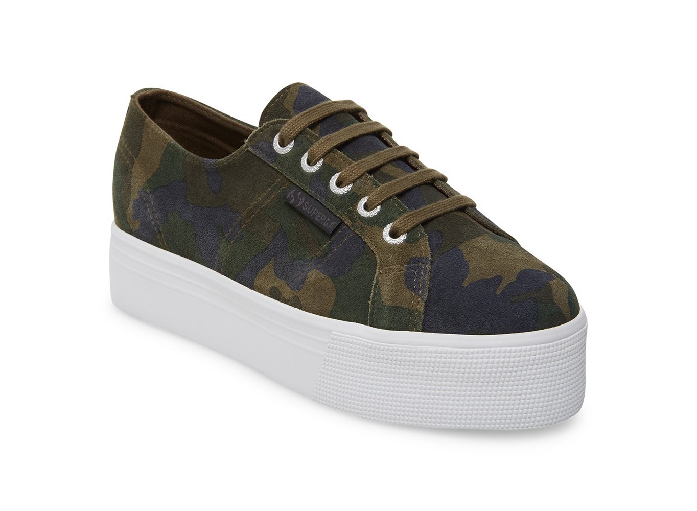 Superga Sneakers Womens - 2790 Suecamow - Camo - JTZFM2815